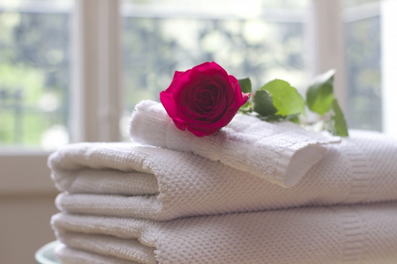 hotel-VALBONNE-min_towel_rose_clean_care_salon_spa_white_bath-731641